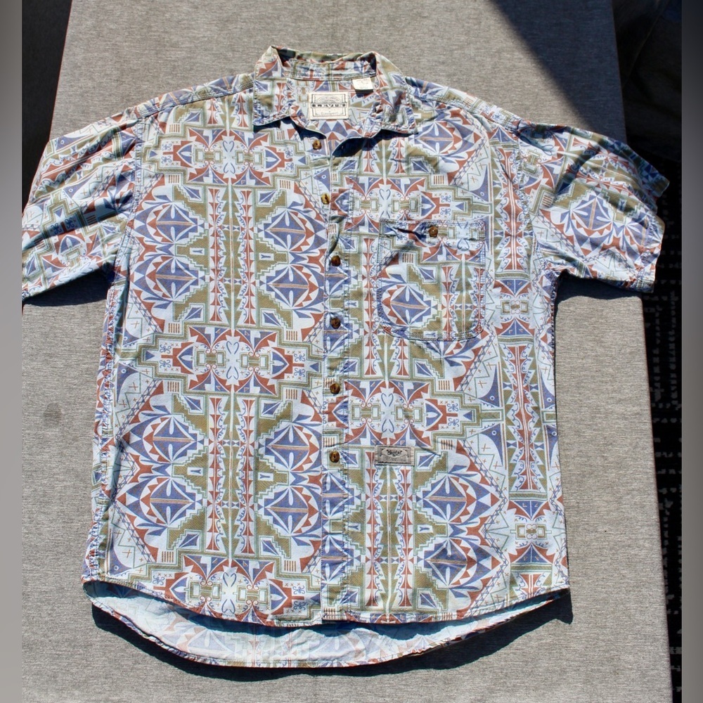 Levi's Short Sleeve Button Down Shirt Size Large